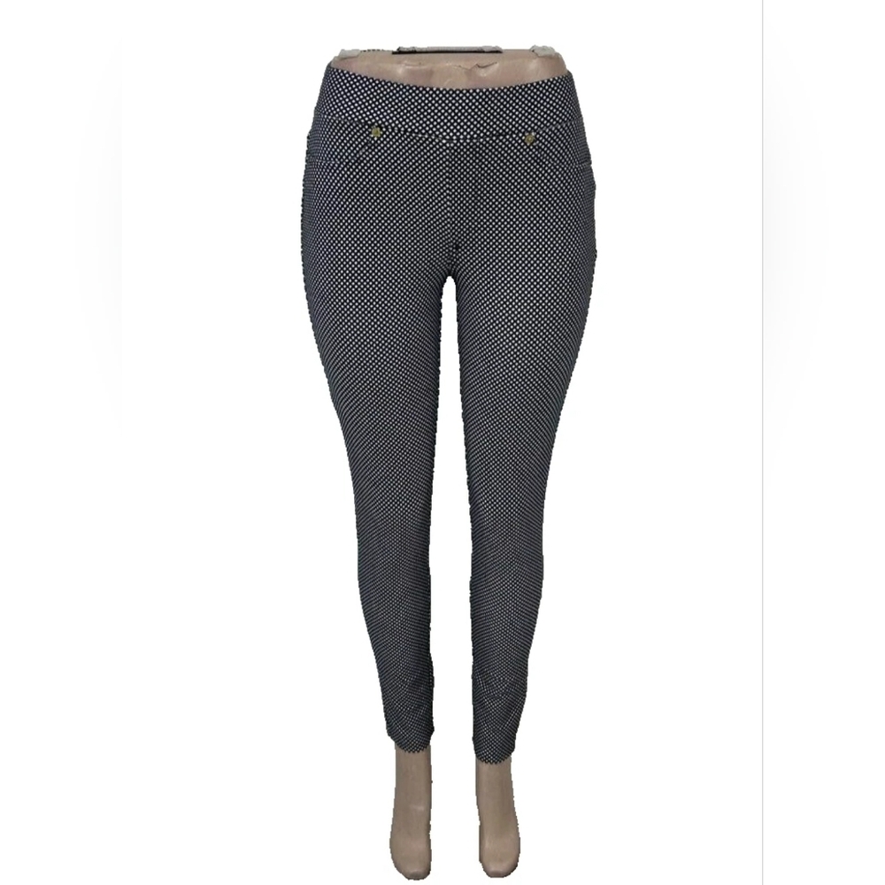 Michael Kors Black White Diamonds Casual Jeggings Size Small